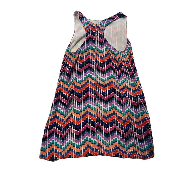 Aqua Zig Zag Stripe Mini Dress Multicolor NWT Size XS - Picture 2 of 5
